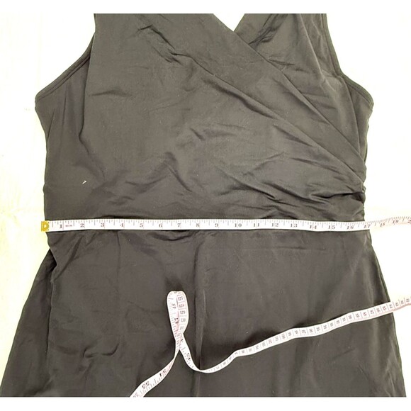 NEW Lands End Women Tummy Control Surplice Swim Dress 1 Piece Size 18L - Picture 10 of 12